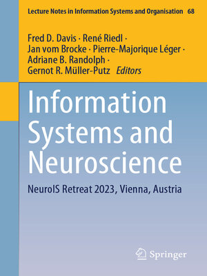 cover image of Information Systems and Neuroscience
